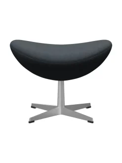 3127 Fodskammel til Ægget af Arne Jacobsen læder<Fritz Hansen Discount