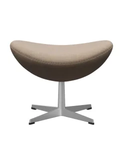 3127 Fodskammel til Ægget af Arne Jacobsen læder<Fritz Hansen Discount