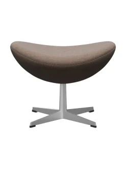 3127 Fodskammel til Ægget af Arne Jacobsen læder<Fritz Hansen Discount