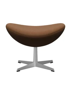 3127 Fodskammel til Ægget af Arne Jacobsen læder<Fritz Hansen Discount
