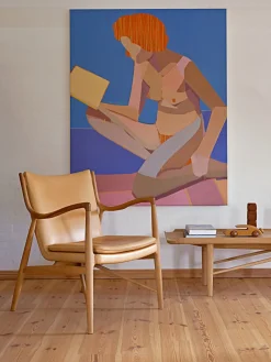 45 Lænestol, eg klar olie af Finn Juhl<House of Finn Juhl Hot