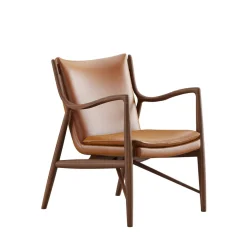 45 Lænestol, valnød af Finn Juhl<House of Finn Juhl Outlet