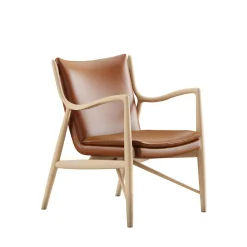 45 Lænestol, valnød af Finn Juhl<House of Finn Juhl Outlet