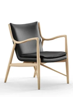 45 Lænestol, valnød af Finn Juhl<House of Finn Juhl Outlet