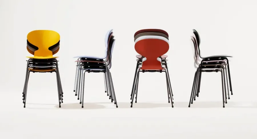 3101 Myren Stol i farvet ask af Arne Jacobsen<Fritz Hansen Online