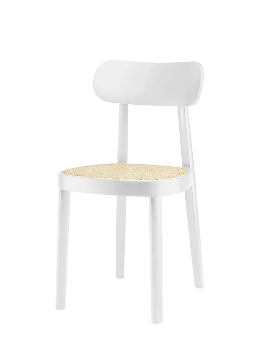 118 Spisebordsstol, hvid fra<Thonet Sale