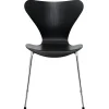 3107 stol i sort ask af Arne Jacobsen<Fritz Hansen New