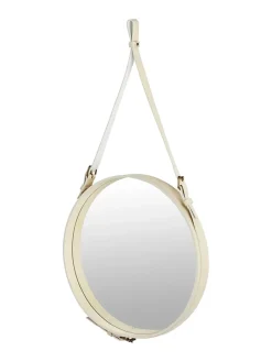 Adnet Wall Mirror Ø58 cm, cream fra<GUBI Clearance
