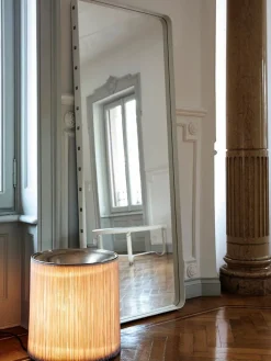 Adnet Wall Mirror 70 x 180 cm, cream fra<GUBI Sale