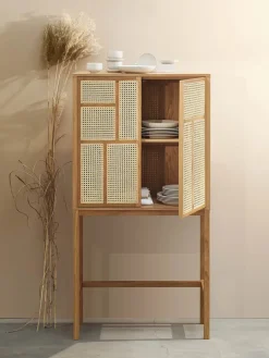 Air Cabinet, oak/cane fra<Design House Stockholm Outlet