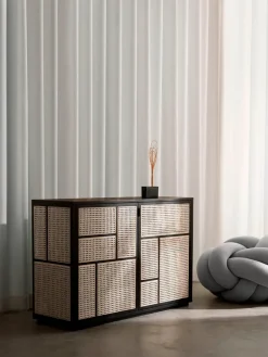 Air Sideboard, black/cane fra<Design House Stockholm New