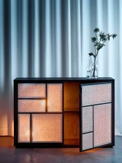 Air Sideboard, white/cane fra<Design House Stockholm Outlet