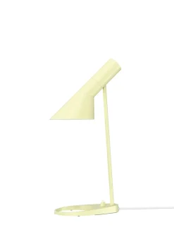 AJ Mini Table Lamp, grey/brass af Arne Jacobsen<Louis Poulsen Best