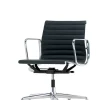 Aluminium Chair EA 117 Kontorstol, sort læder fra<Vitra New