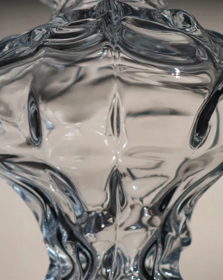 Ammonit Vase, clear fra<Hein Studio Discount