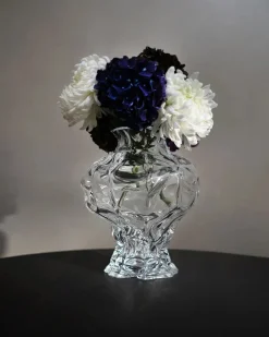 Ammonit Vase, clear fra<Hein Studio Discount