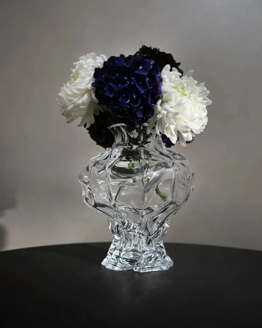 Ammonit Vase, clear fra<Hein Studio Discount