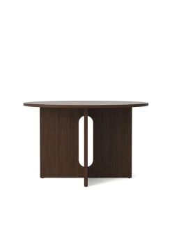 Androgyne Dining Table Ø120 dark stained oak fra<Audo Copenhagen New