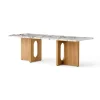 Androgyne Lounge Table, Calacatta Viola / Wood fra<Audo Copenhagen Clearance