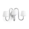 Apollo Wall Sconce, hvid opalglas fra<HAY Best