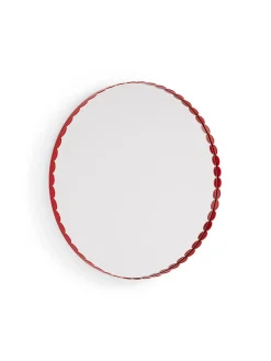 Arcs Mirror Round, red fra<HAY Outlet