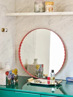 Arcs Mirror Round, red fra<HAY Outlet