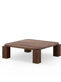 Atlas Sofabord 820x820, Smoked Oak fra<New Works Online