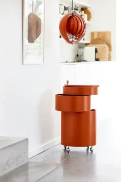 Barboy Sidebord, orange af Verner Panton<Verpan Discount