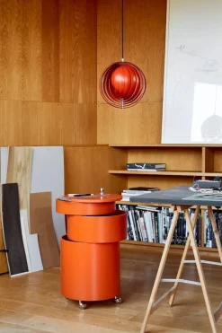 Barboy Sidebord, orange af Verner Panton<Verpan Discount