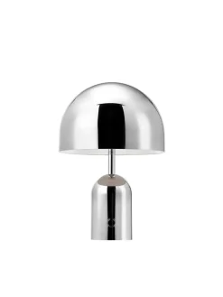 Bell Portable Bordlampe, silver fra<Tom Dixon Online