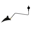 Big Wall Lamp w/1 Curved Arm af Serge Mouille<Editions Serge Mouille New