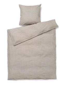 Bæk & Bølge Sengetøj, grå/birk fra<Juna Discount