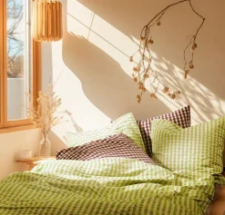 Bæk & Bølge Sengetøj, grå/birk fra<Juna Discount