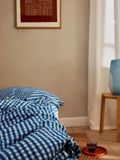 Bæk & Bølge Sengetøj, grøn/sand fra<Juna Online