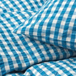 Bæk & Bølge Sengetøj, grøn/sand fra<Juna Online