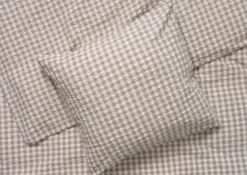 Bæk & Bølge Sengetøj, grøn/sand fra<Juna Online