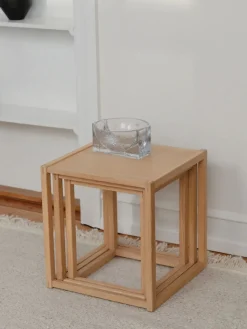 BM375 Nesting Tables af Børge Mogensen<Fredericia Furniture Discount