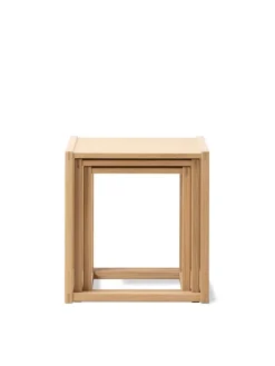 BM375 Nesting Tables af Børge Mogensen<Fredericia Furniture Discount