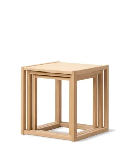 BM375 Nesting Tables af Børge Mogensen<Fredericia Furniture Discount
