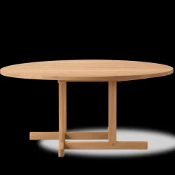 BM80 Shaker sofabord, rundt af Børge Mogensen<Fredericia Furniture Clearance