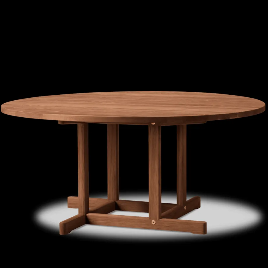 BM80 Shaker sofabord, rundt af Børge Mogensen<Fredericia Furniture Clearance