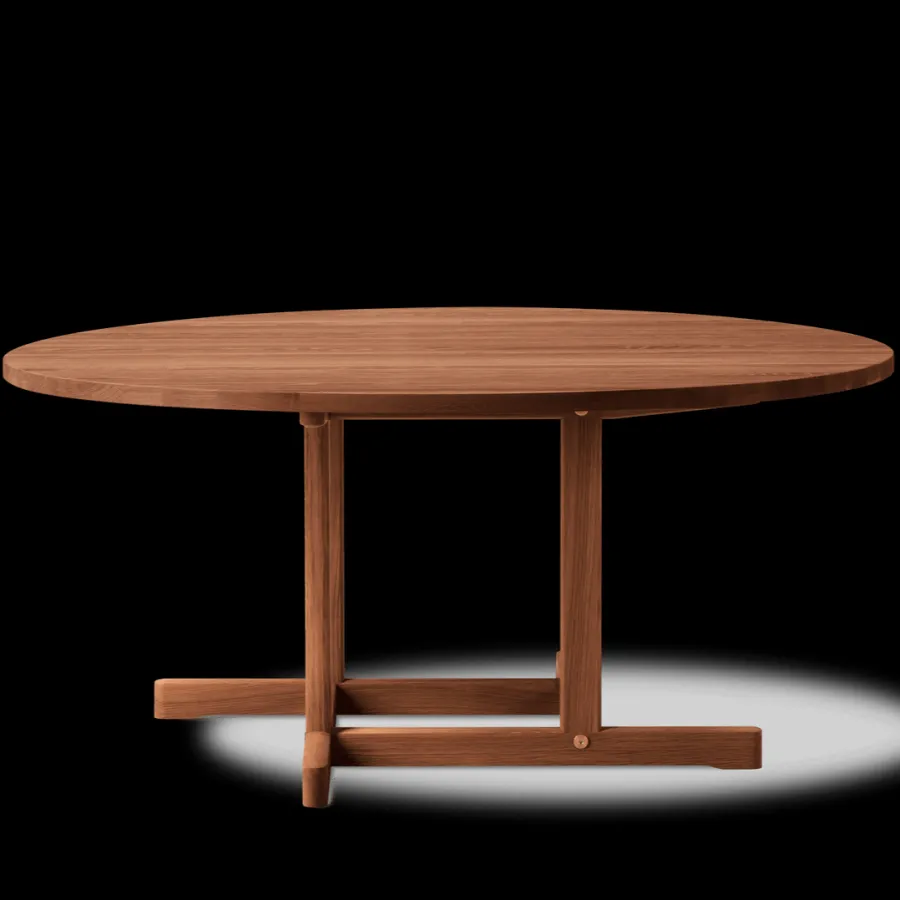 BM80 Shaker sofabord, rundt af Børge Mogensen<Fredericia Furniture Clearance