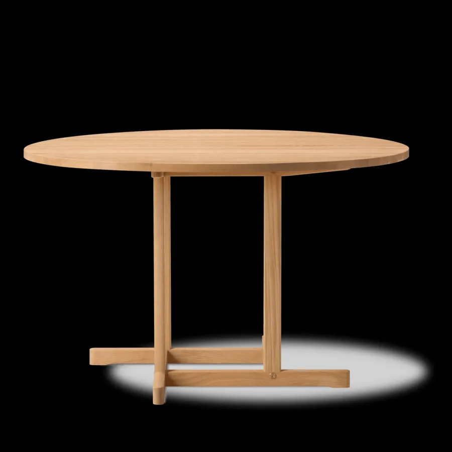 BM80 Shaker spisebord, rundt af Børge Mogensen<Fredericia Furniture