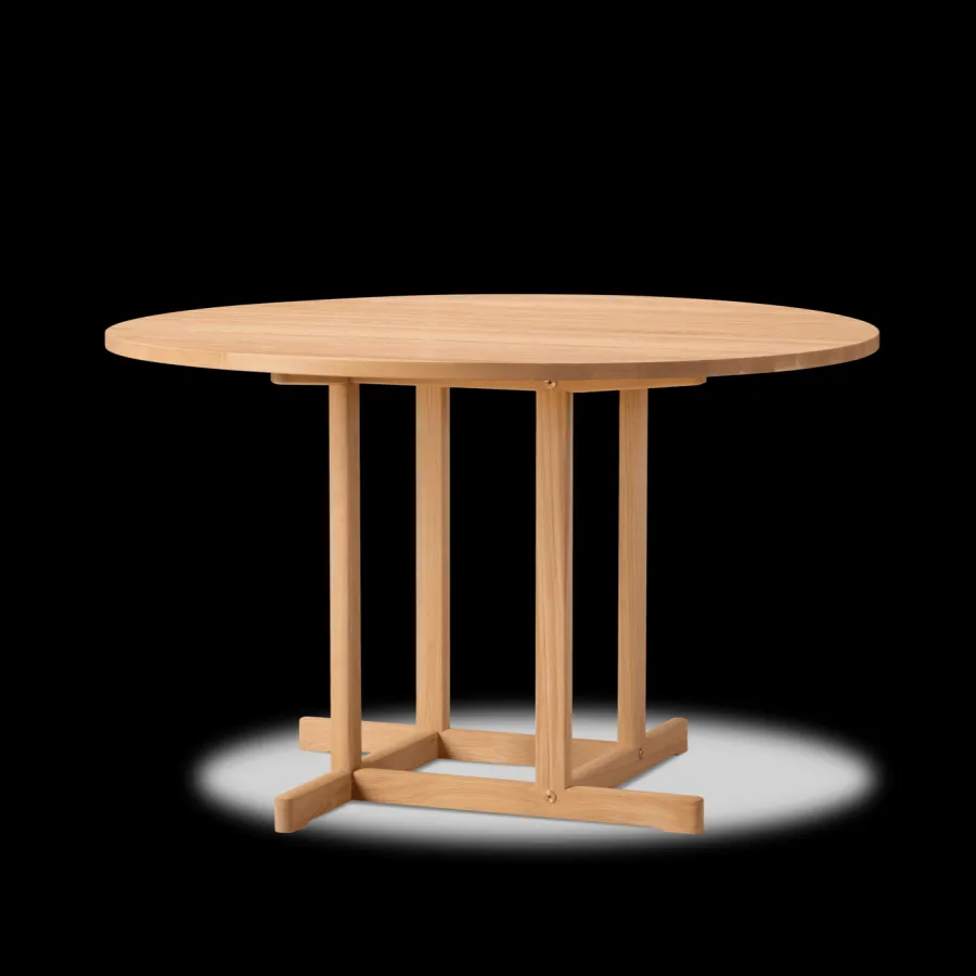 BM80 Shaker spisebord, rundt af Børge Mogensen<Fredericia Furniture