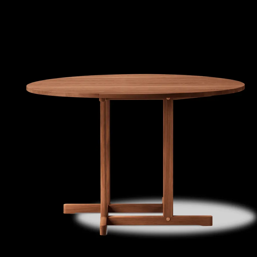 BM80 Shaker spisebord, rundt af Børge Mogensen<Fredericia Furniture