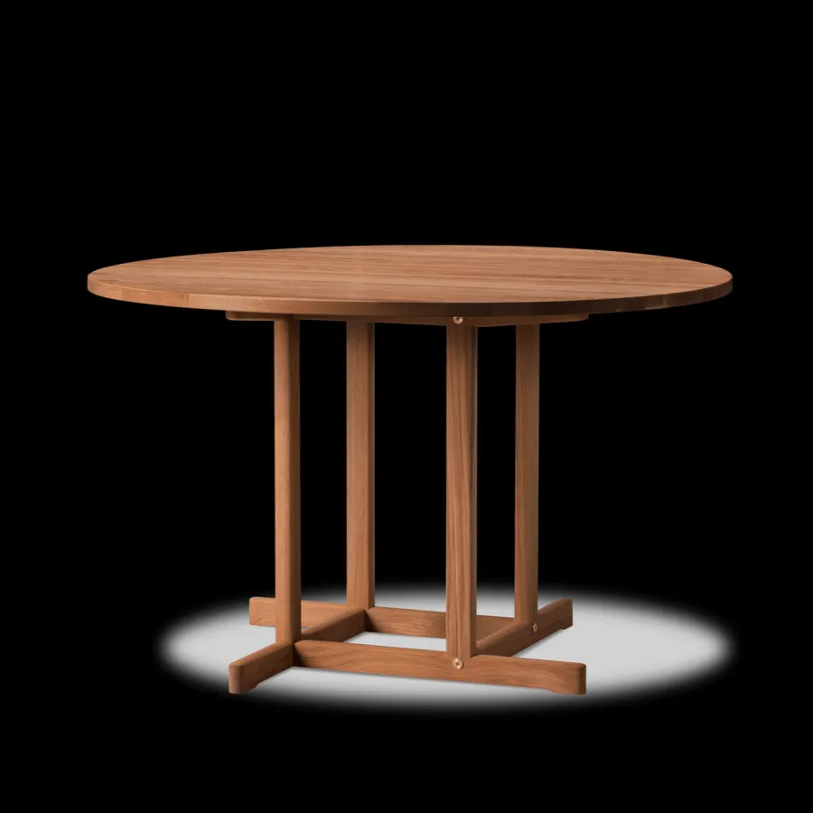 BM80 Shaker spisebord, rundt af Børge Mogensen<Fredericia Furniture