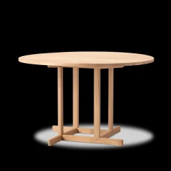 BM80 Shaker spisebord, rundt af Børge Mogensen<Fredericia Furniture