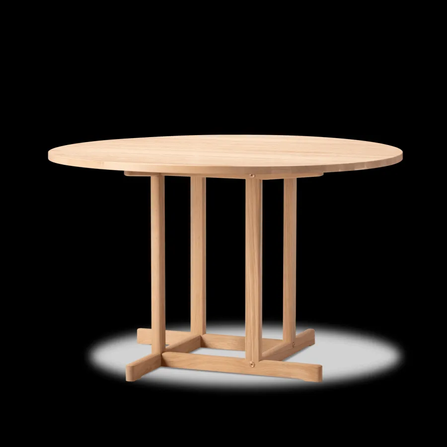 BM80 Shaker spisebord, rundt af Børge Mogensen<Fredericia Furniture