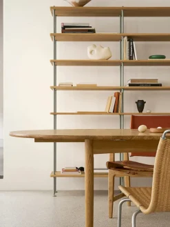 BM0121 Spisebord, sæbebehandlet eg af Børge Mogensen<Carl Hansen & Søn Best