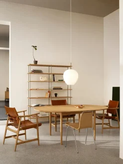 BM0121 Spisebord, sæbebehandlet eg af Børge Mogensen<Carl Hansen & Søn Best